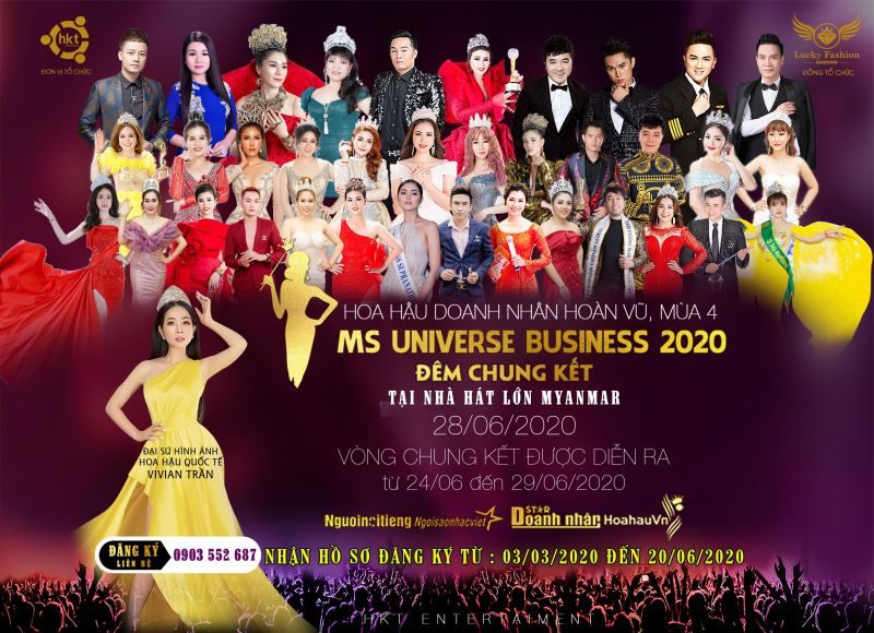 Bắt đầu khởi động và tuyển sinh Hoa hậu Doanh nhân Hoàn vũ – Ms Universe Bussiness 2020