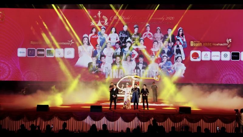 Ảo thuật gia quốc tế Tuấn Minh biểu diễn mở màn đêm chung kết Ms World Community Business 2020