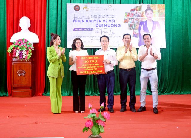 Hành trình thiện nguyện về với quê hương Hoa hậu nhân ái Trần Thiên Lý