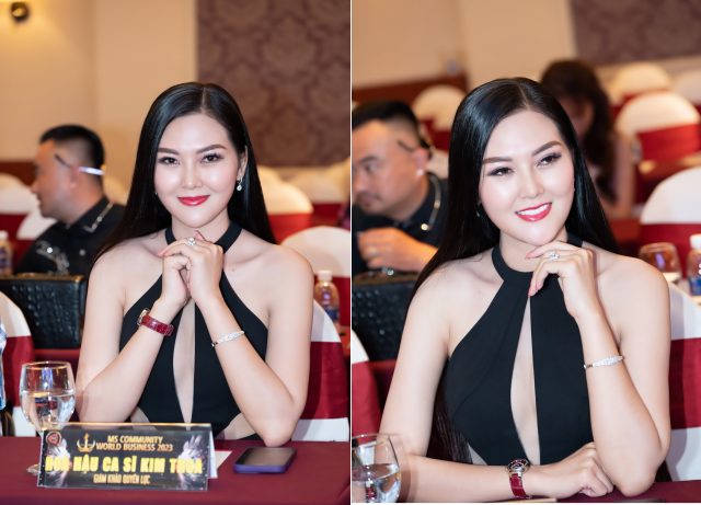 Ca sĩ, hoa hậu, người mẫu Kim Thoa sẽ làm giám khảo Ms Community World Business 2023