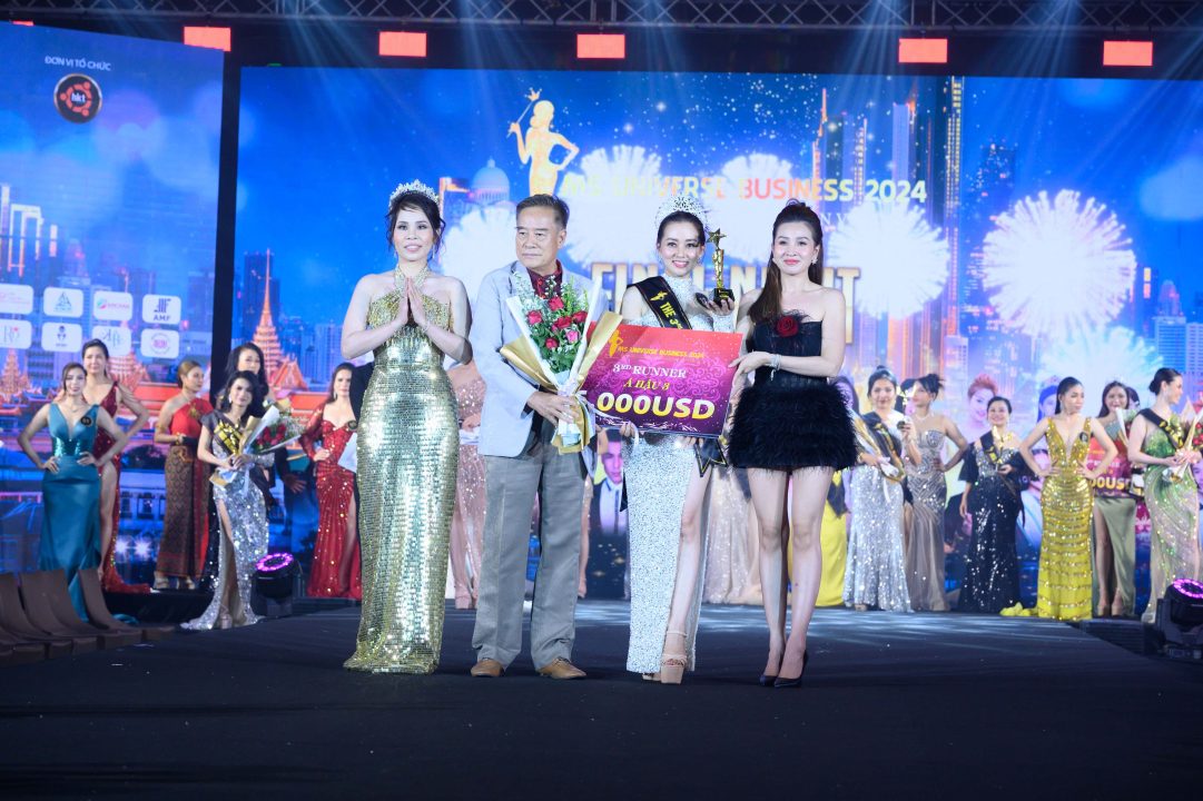 Trả lời xuất sắc vấn đề an sinh xã hội, người đẹp Nguyễn Thị Thu Thủy giành danh hiệu Á hậu Ms Universe Business 2024