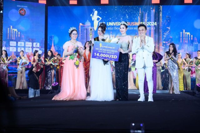 Nữ CEO Phan Thị Nhật Lệ đăng quang Hoa hậu Nhân Ái và Ms Dạ hội