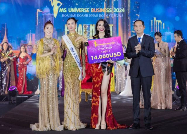Nữ doanh nhân đến từ Bảo Lộc xuất sắc giành danh hiệu Á hậu 1 cuộc thi Hoa hậu Doanh nhân Hoàn vũ 2024