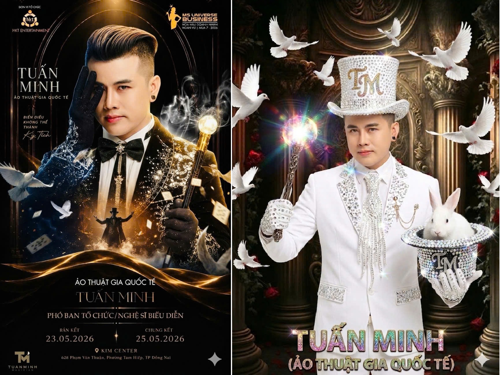 Trước vòng chung kết Ms Universe Business 2026, nghệ sĩ – ảo thuật gia quốc tế Tuấn Minh: “Không phải phép màu, mà là nỗ lực không ngừng”
